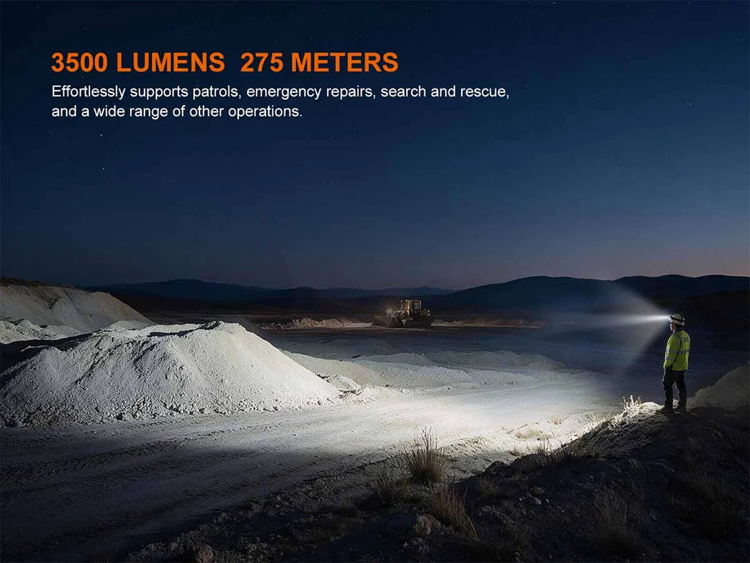 Fenix HM71R V2.0 3500 Lumens Rechargeable Industrial Headlamp