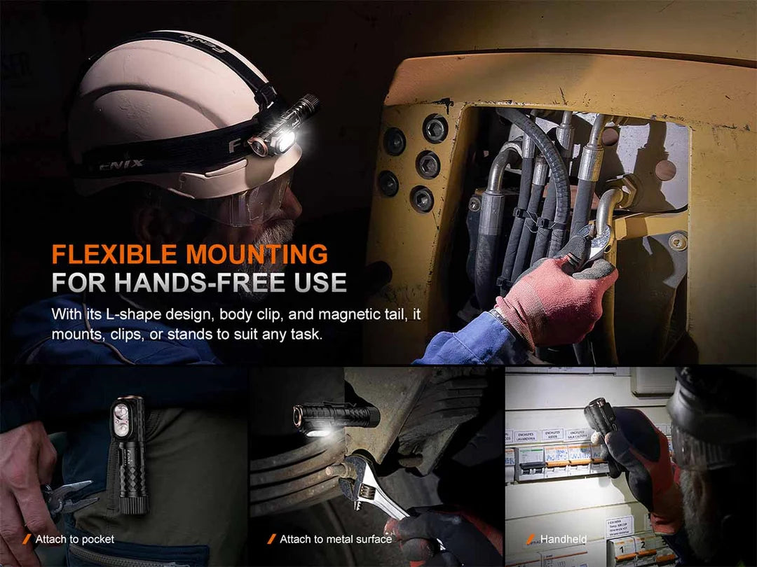 Fenix HM71R V2.0 3500 Lumens Rechargeable Industrial Headlamp