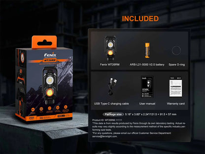 Fenix WT26RM 2500 Lumens Rechargeable Work Light