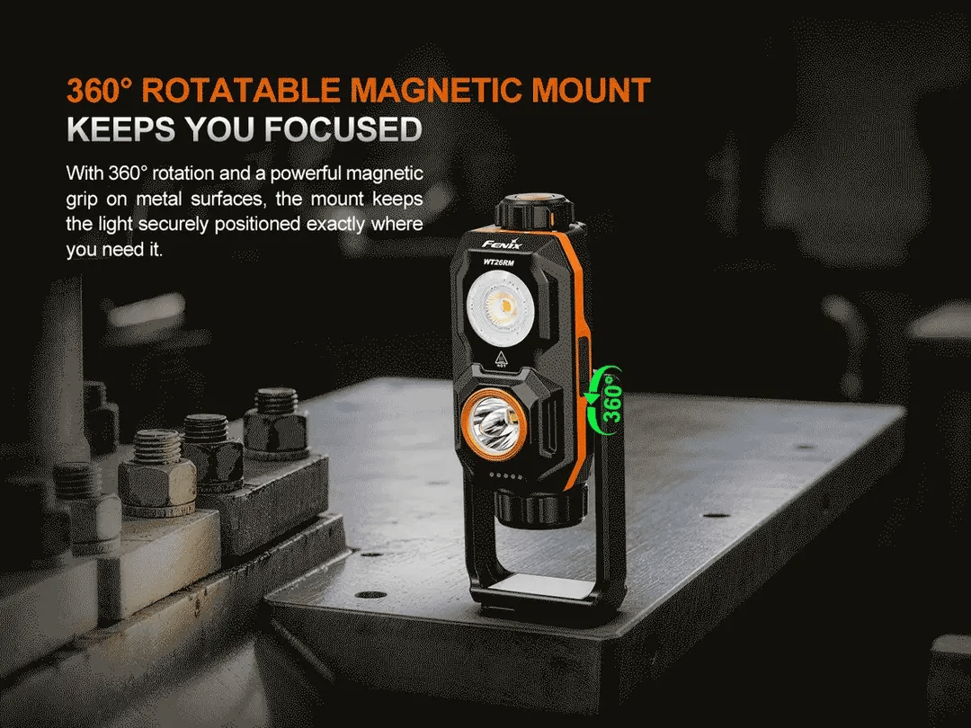 Fenix WT26RM 2500 Lumens Rechargeable Work Light