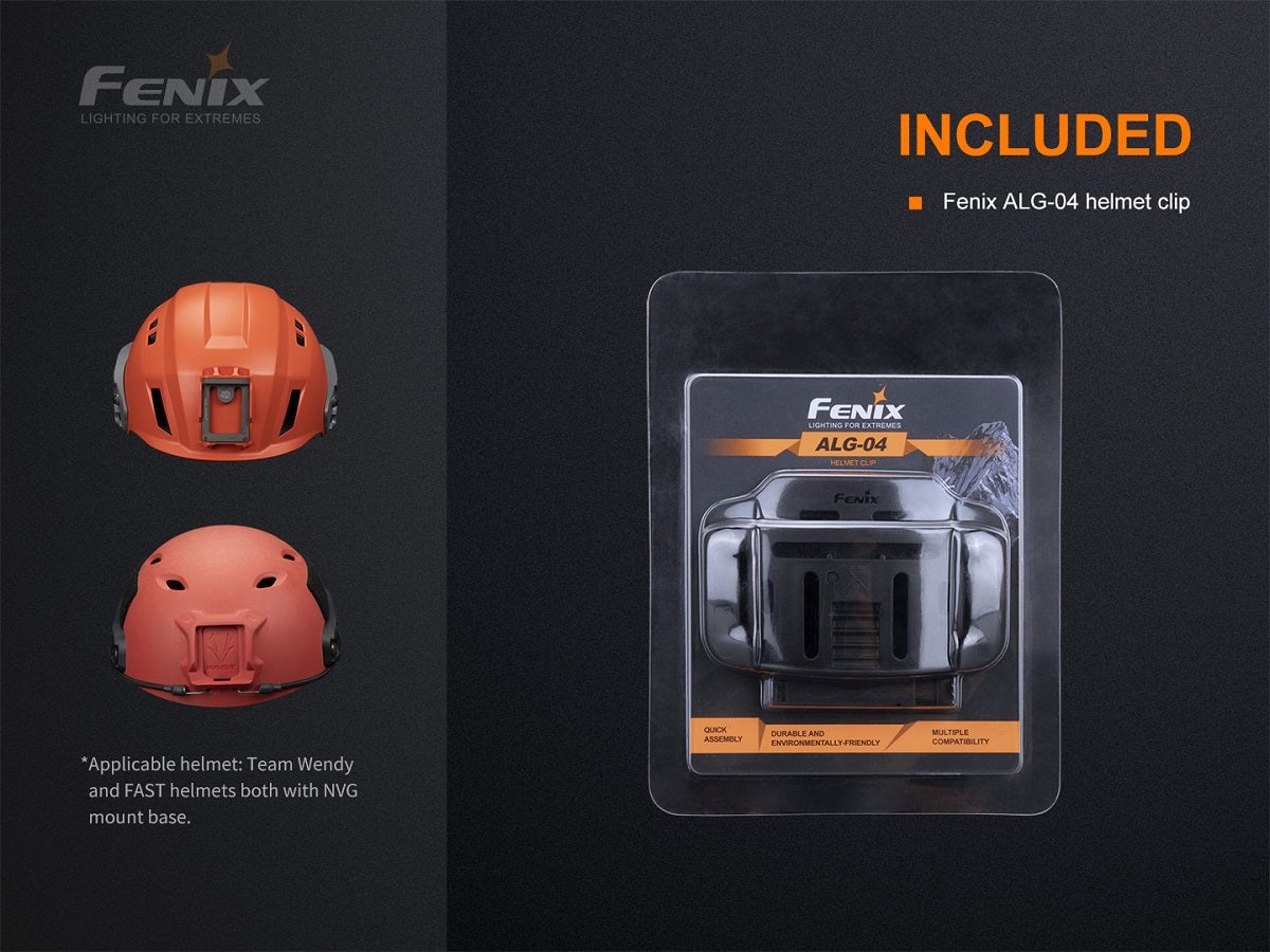 Fenix ALG-04 Helmet Clip / Mount