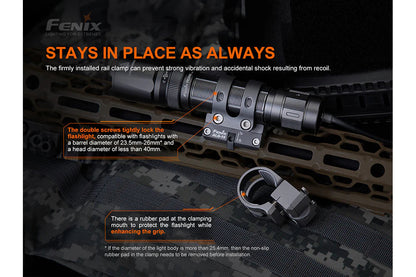 Fenix ALG-16 Tactical Light M-Lock Rail Mount