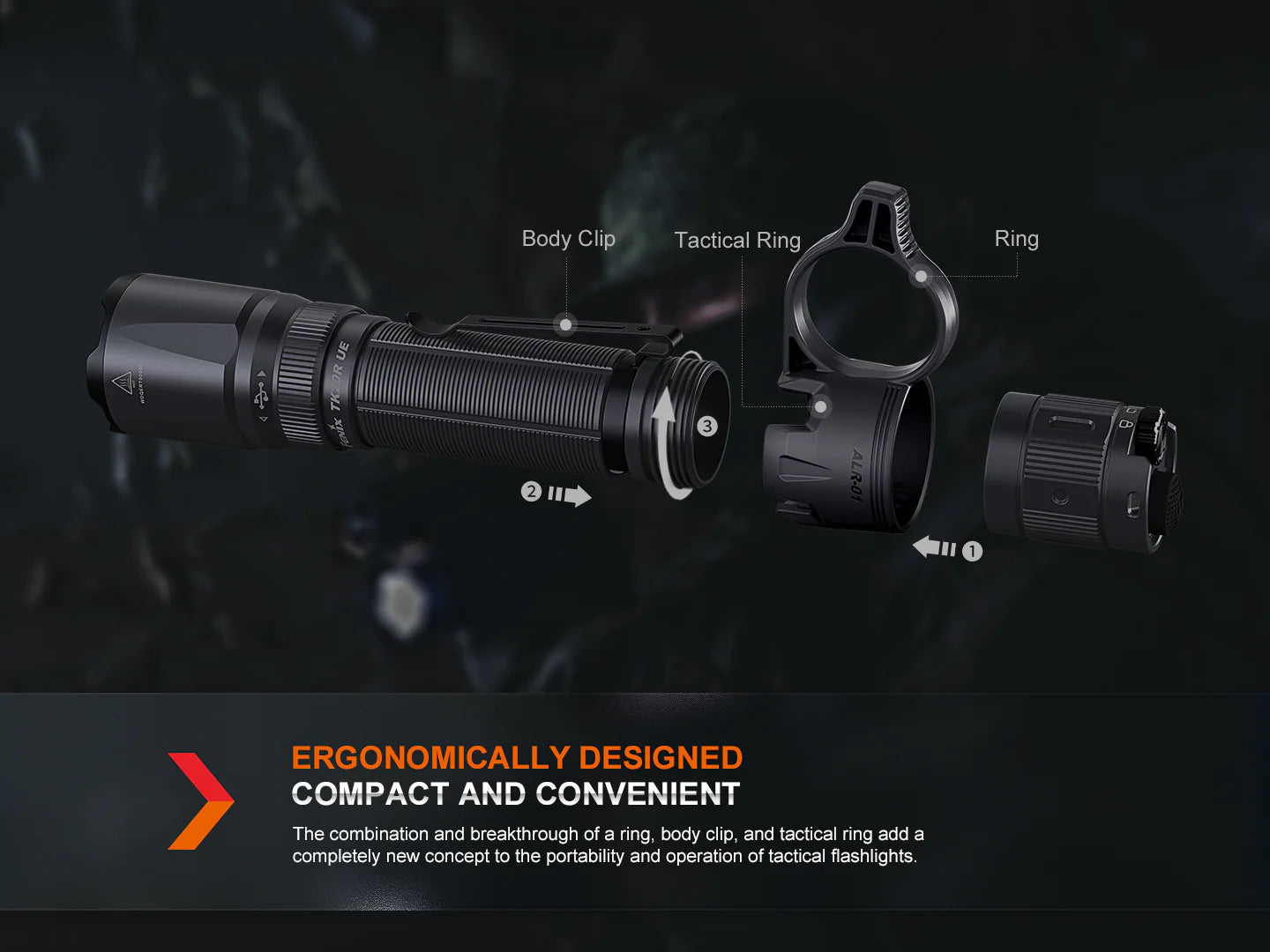 Fenix ALR-01 Tactical Flashlight Ring