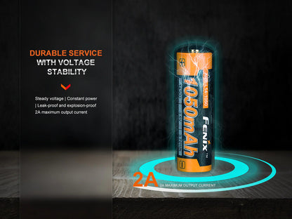Fenix ARB-L14-1050 3.6V USB Rechargeable Li-ion AA Battery
