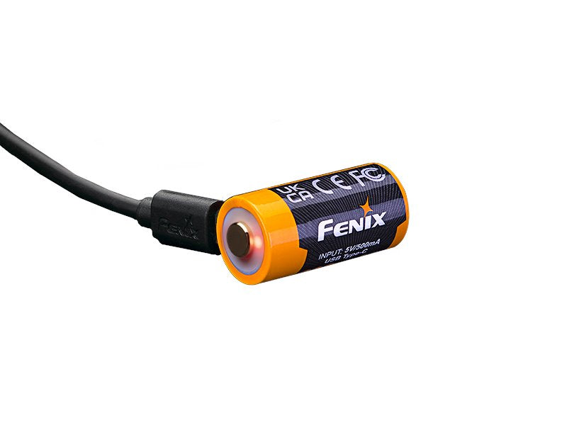 Fenix ARB-L16 800UP USB rechargeable LI-ION 16340 Battery