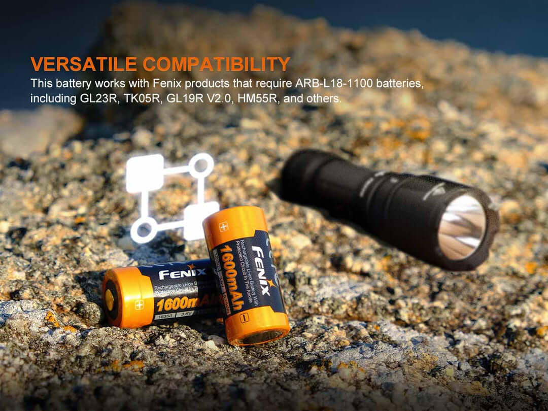 Fenix ARB-L18 1600 Rechargeable 18350 Battery