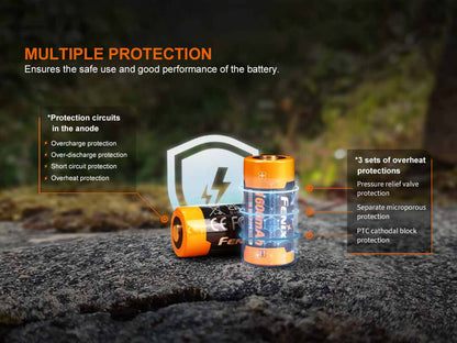 Fenix ARB-L18 1600 Rechargeable 18350 Battery