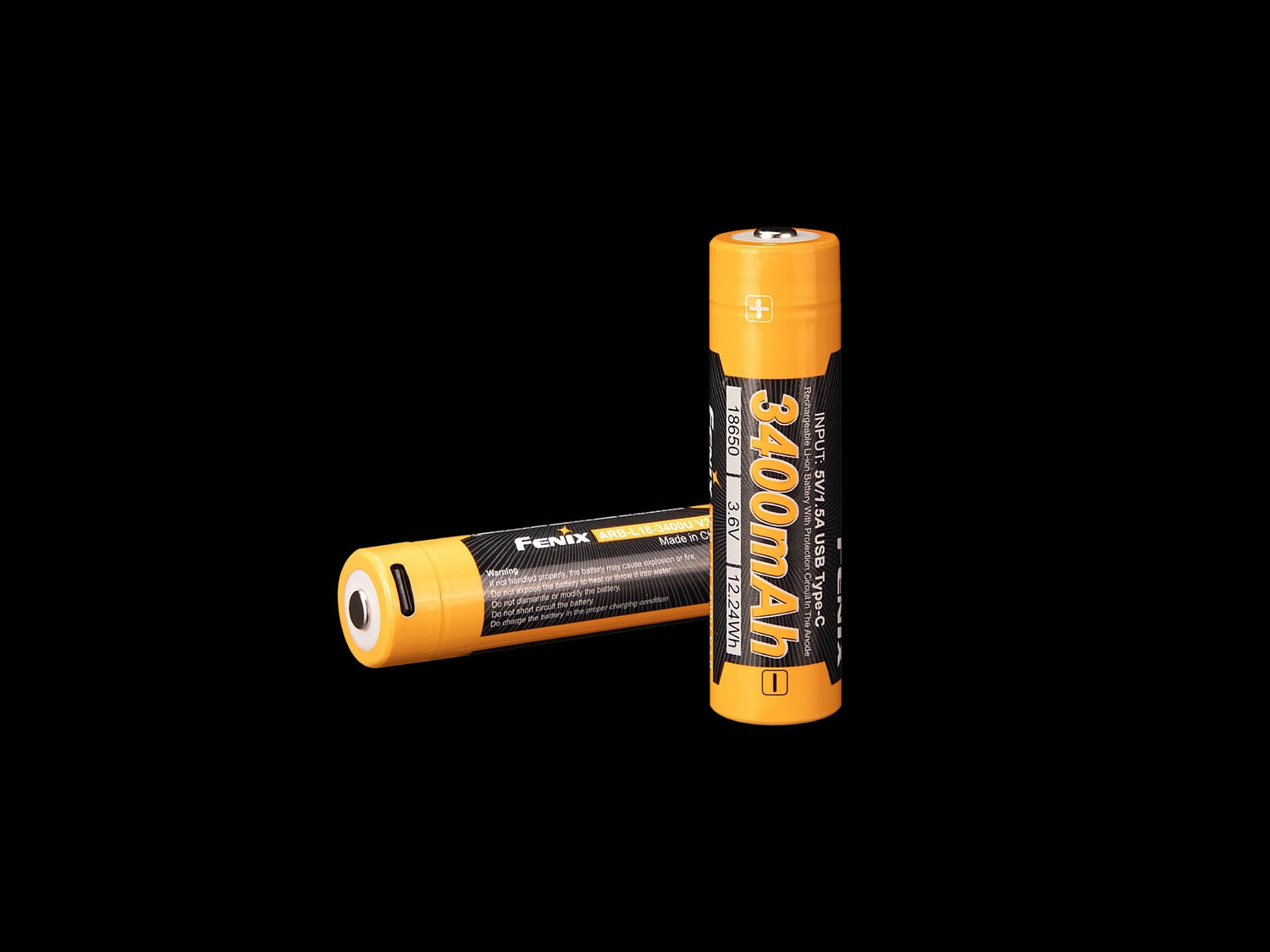 Fenix ARB-L18 3400U V3.0 USB Type C 18650 Li-IOn Rechargeable Battery