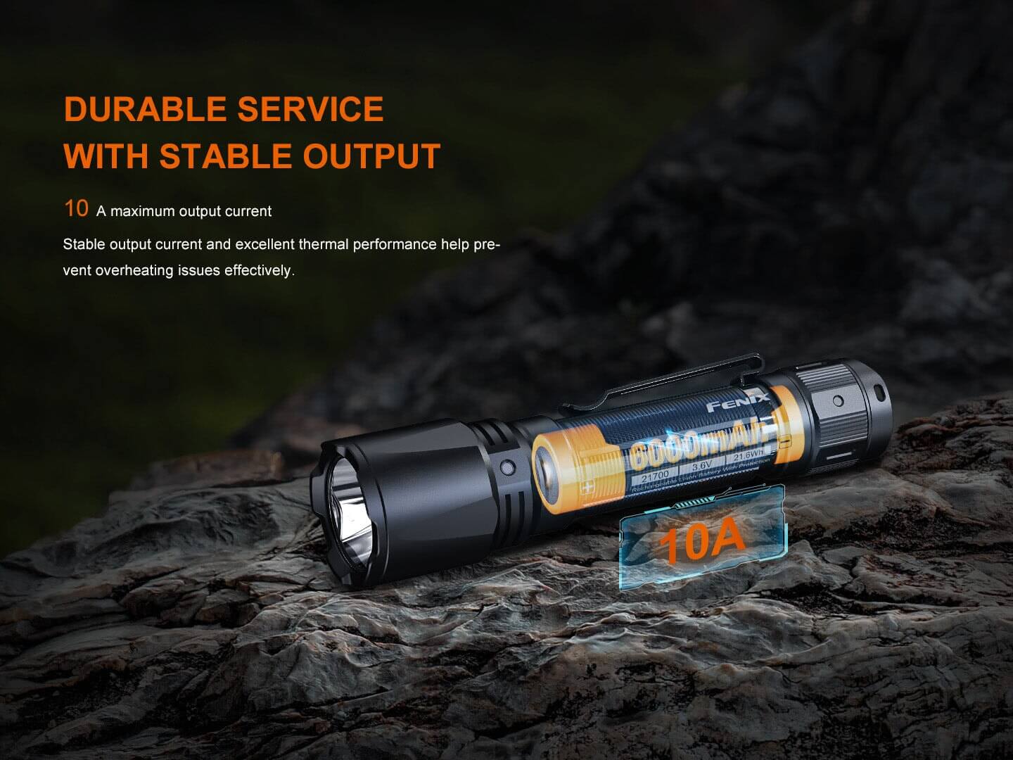 Fenix ARB-L21-6000 Li-ion Rechargeable 21700 Battery