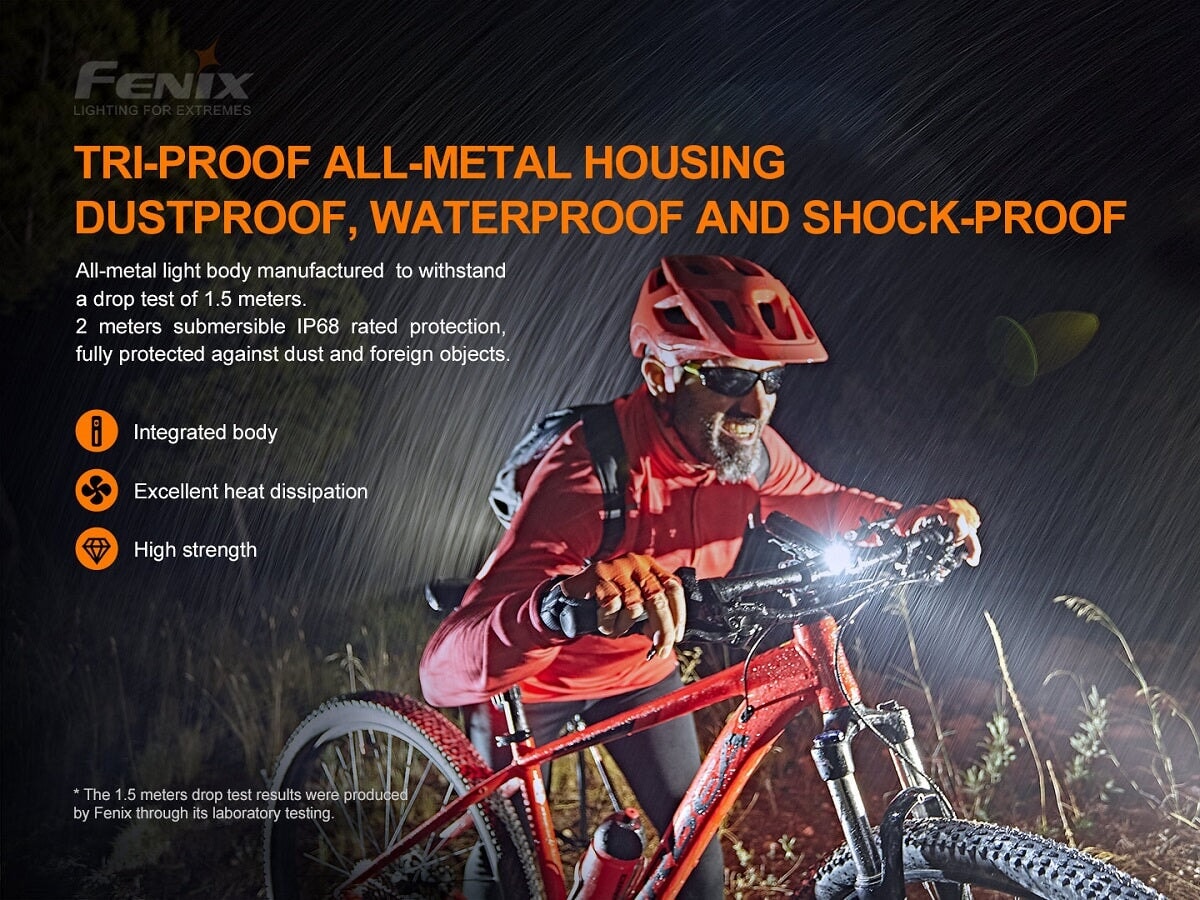 Fenix BC26R Ultra Bright Rechargeable Bicycle Light + BC05R V2.0 COMBO PACK