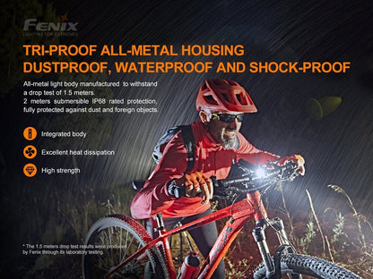 Fenix BC26R Ultra Bright Rechargeable Bicycle Light + BC05R V2.0 COMBO PACK