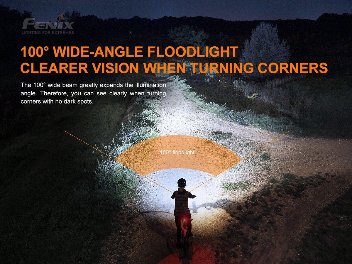 Fenix BC26R Ultra Bright Rechargeable Bicycle Light + BC05R V2.0 COMBO PACK