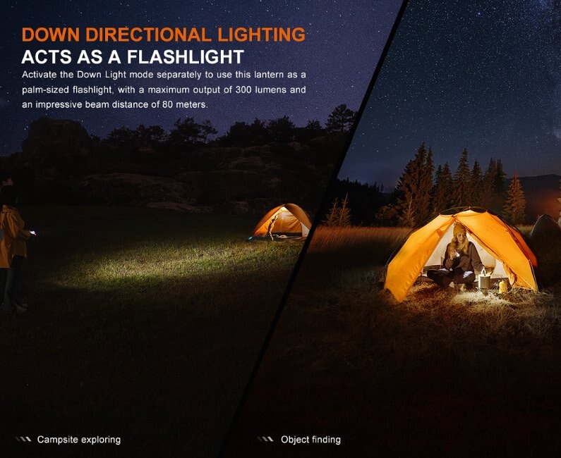 Fenix CL22R Rechargeable Lantern - Options