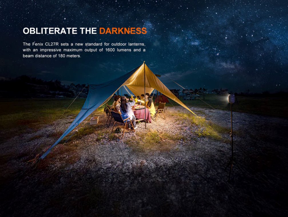 Fenix CL27R Multifunctional Outdoor Lantern - Options