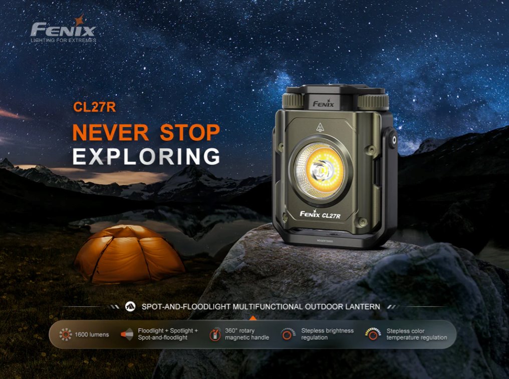 Fenix CL27R Multifunctional Outdoor Lantern - Options