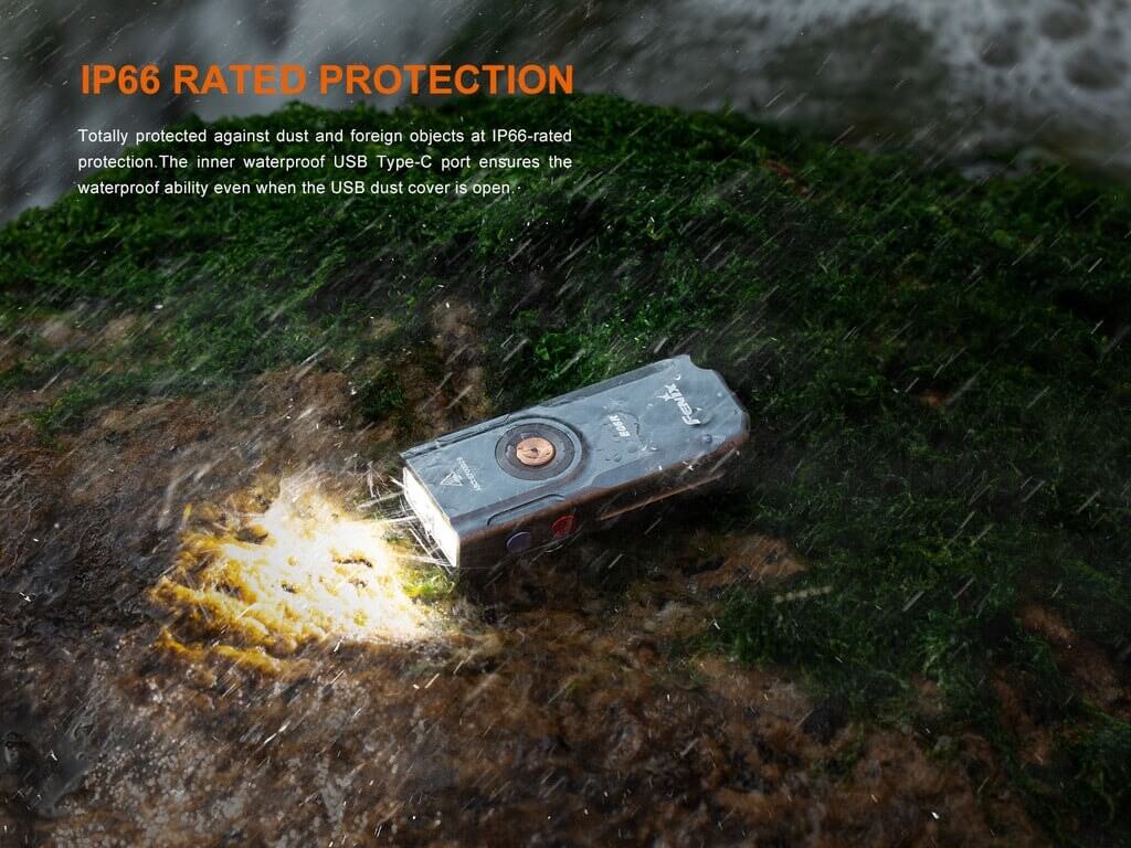 Fenix E06R - 700 lumens 3-IN-1 Keychain Flashlight - Options