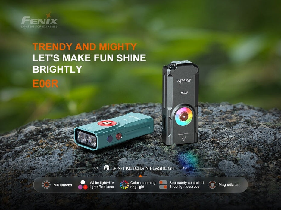 Fenix E06R - 700 lumens 3-IN-1 Keychain Flashlight ***Will ship around February 28th*** Keychain LED Flashlight Fenix 