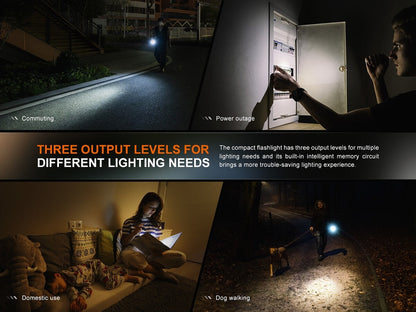 Fenix E12 V3.0 LED Portable EDC Flashlight