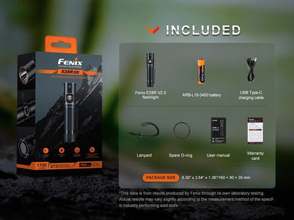 Fenix E28Rv2 Rechargeable EDC Flashlight