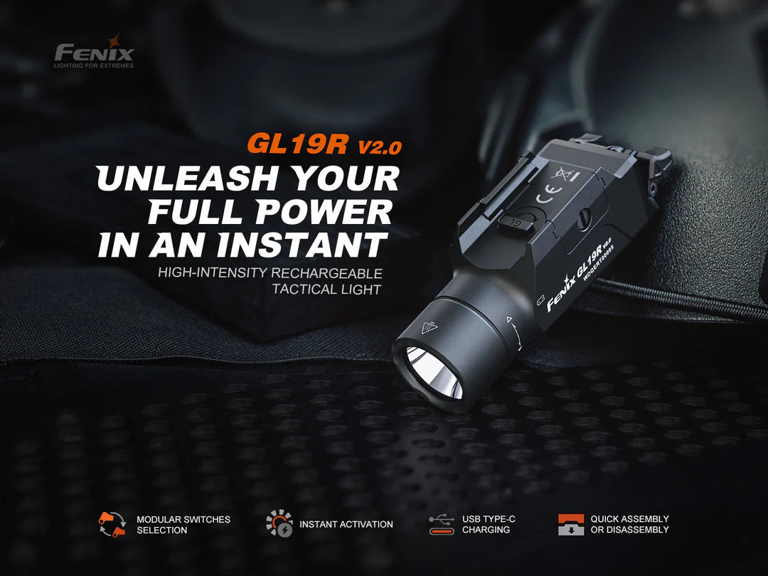 Fenix GL19R V2 Modular Switch Mounted Light