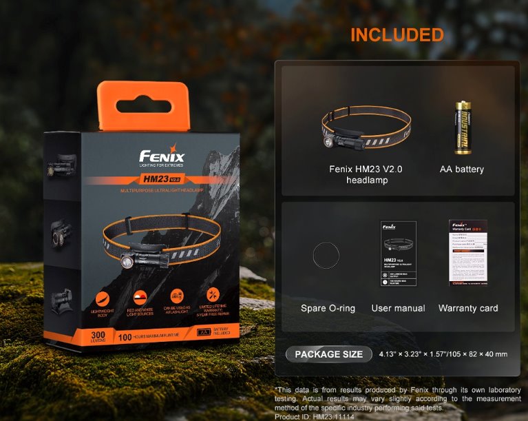 Fenix HM23 V2.0 Compact Multipurpose Headlamp