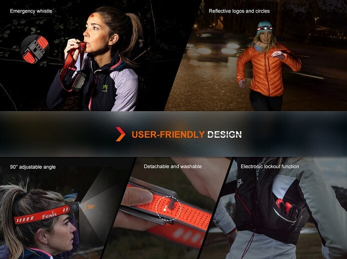 Fenix HM62-T Lightweight Magnesium Trail Running Headlamp