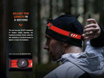 Fenix HM62-T Lightweight Magnesium Trail Running Headlamp