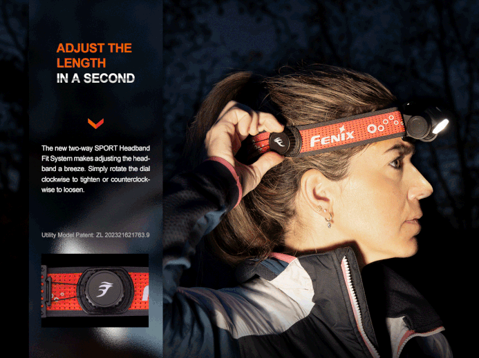 Fenix HM65R-T v2.0 Lightweight Magnesium Trail Running Headlamp