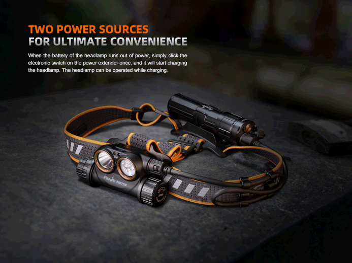 Fenix HM75R Magnesium Dual Battery Rechargeable Headlamp