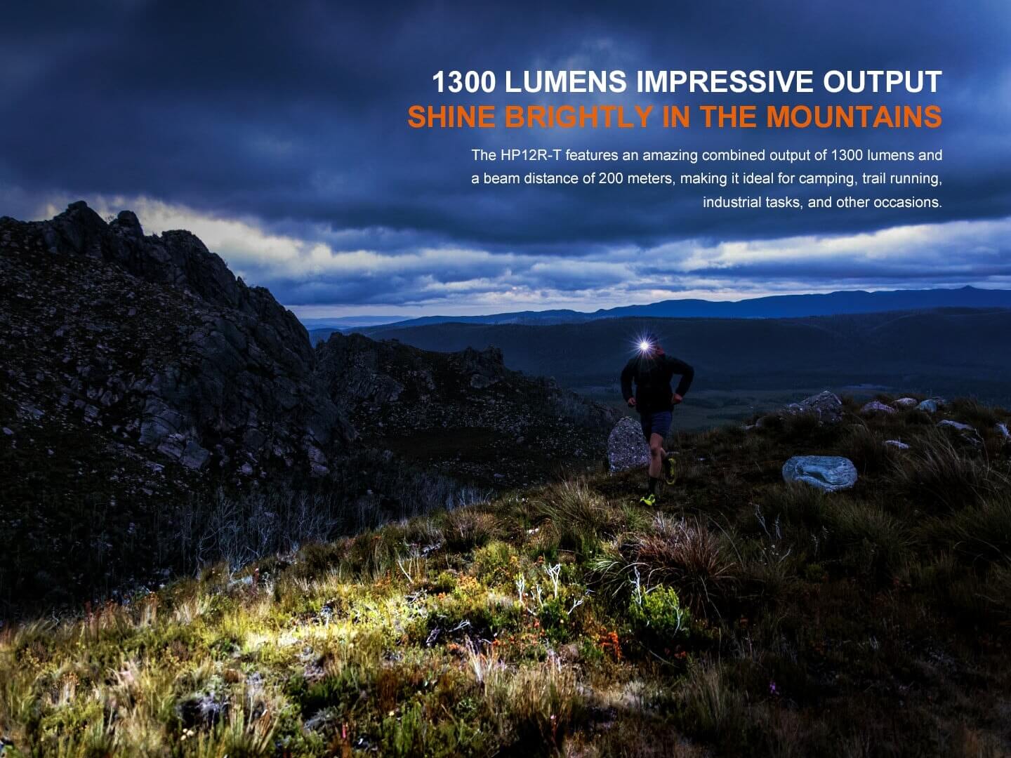 Fenix HP12R-T 1300 Lumens LED Headlamp