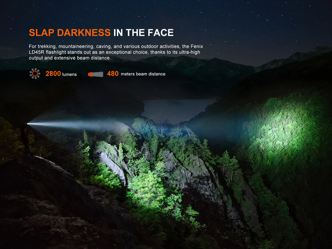 Fenix LD45R Digital Focus Rechargeable LED Flashlight