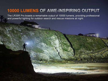 Fenix LR35R Pro 10 000 Lumen Rechargeable LED Flashlight
