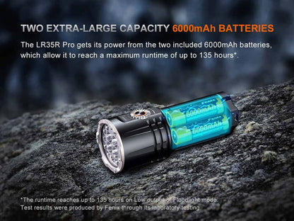 Fenix LR35R Pro 10 000 Lumen Rechargeable LED Flashlight