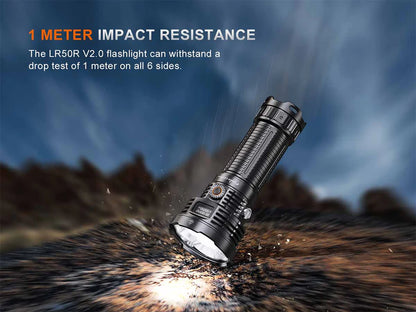 Fenix LR50R V2.0 – 18,000 Lumen High-Output Searchlight with UV &amp; Red Light