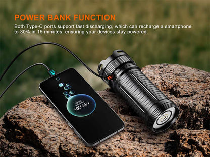 Fenix LR50R V2.0 – 18,000 Lumen High-Output Searchlight with UV &amp; Red Light