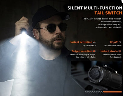 Fenix PD32R Rechargeable Tactical LED Flashlight