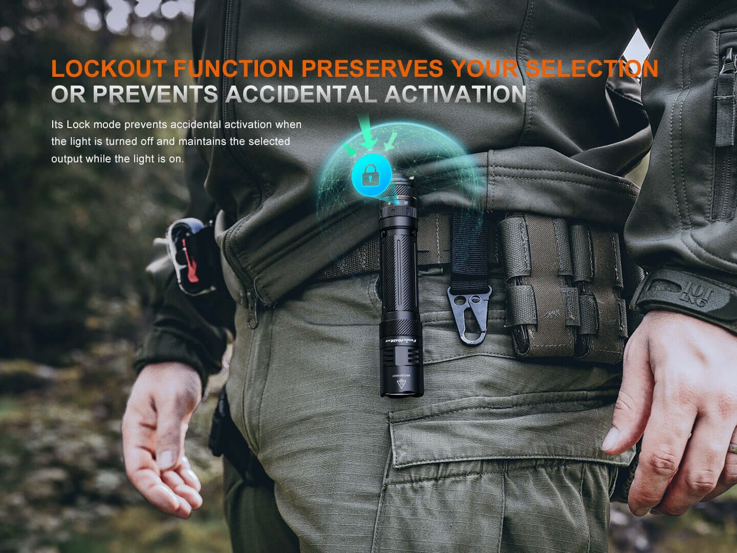 Fenix PD45R ACE Rechargeable Tactical LED Flashlight