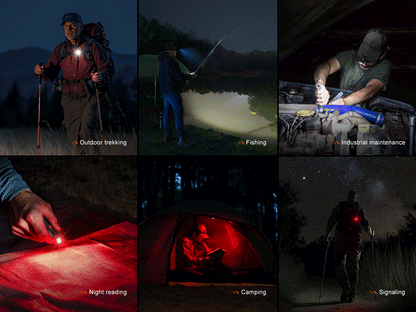 Fenix SW05R-RED - 150 lumens Red &amp; White Lights Flashlight