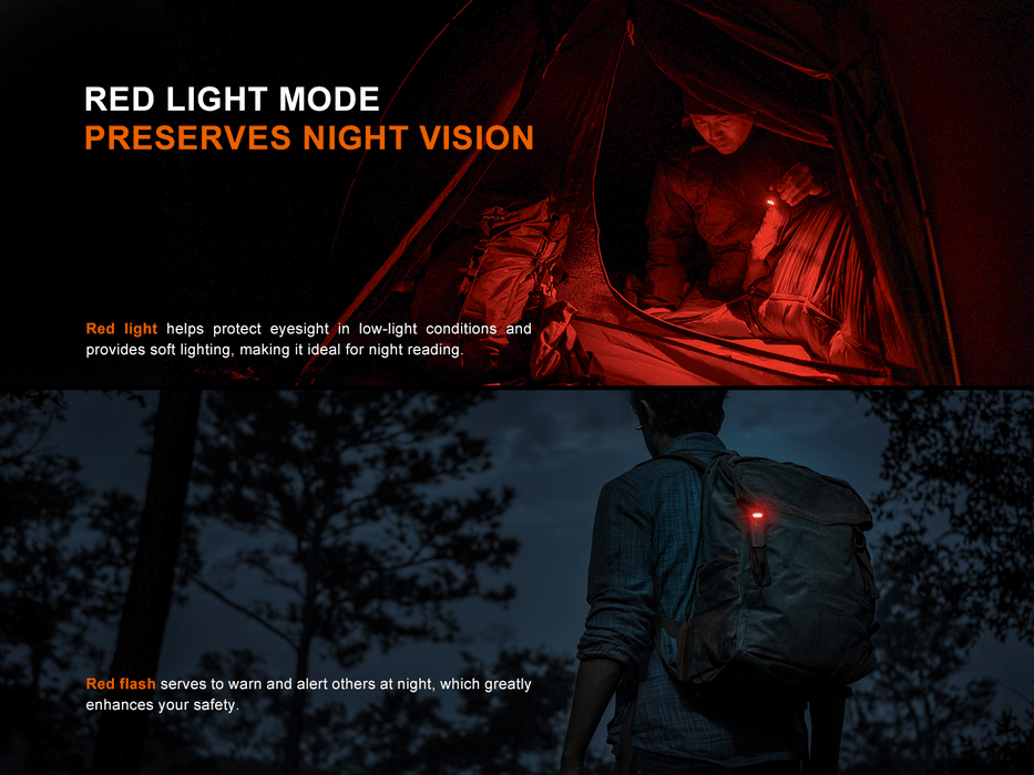 Fenix SW05R-RED - 150 lumens Red & White Lights Flashlight ***Will ship around February 28th*** Flashlight Fenix 