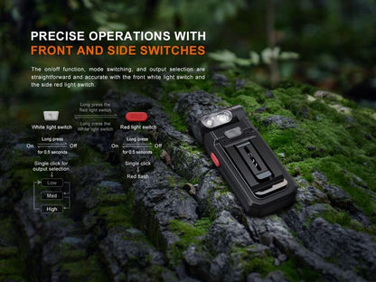 Fenix SW05R-RED - 150 lumens Red &amp; White Lights Flashlight