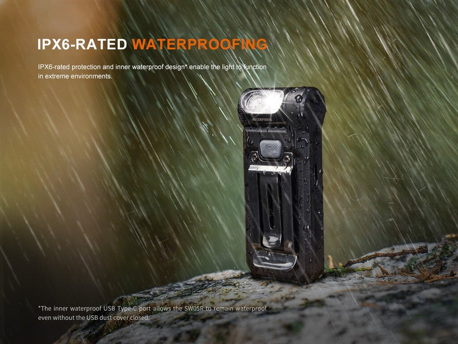 Fenix SW05R-RED - 150 lumens Red & White Lights Flashlight ***Will ship around February 28th*** Flashlight Fenix 