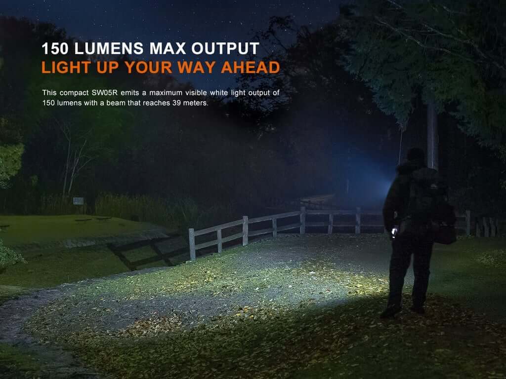 Fenix SW05R-UV - 150 lumens UV &amp; White Lights Flashlight