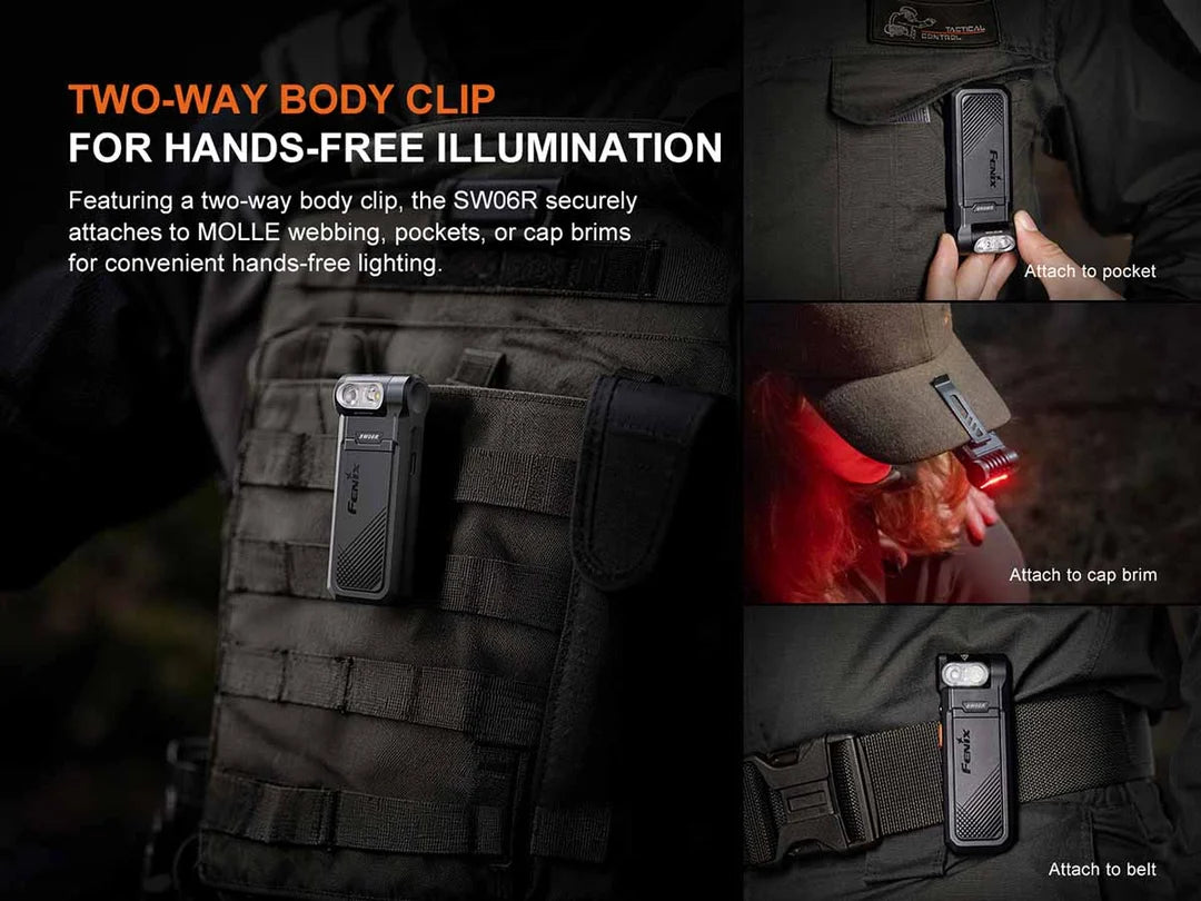 Fenix SW06R 500 Lumens Rechargeable Clip-On Light