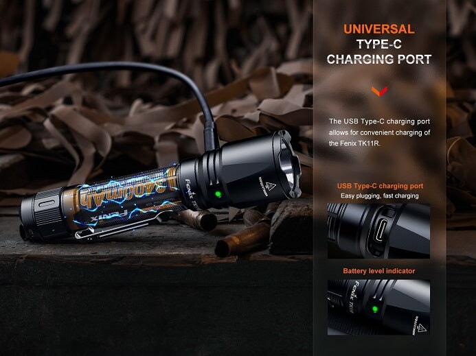 Fenix TK11R Rechargeable Tactical Flashlight