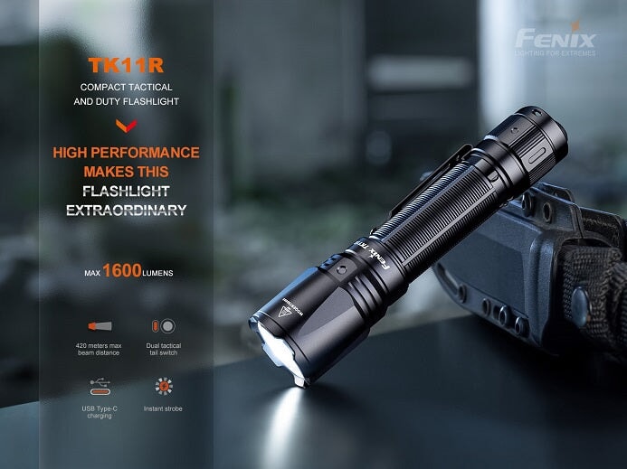 Fenix TK11R Rechargeable Tactical Flashlight