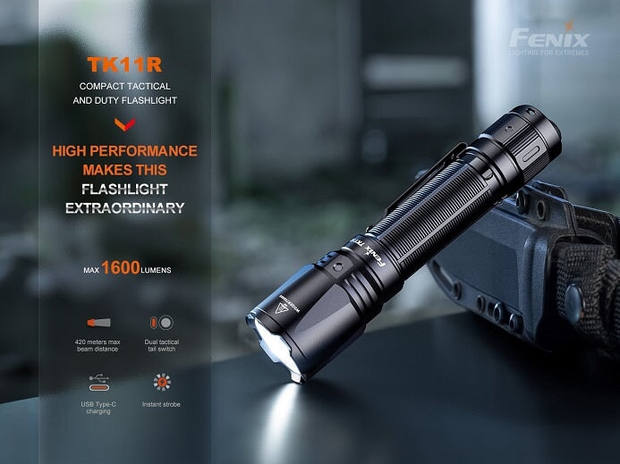 Fenix TK11R Rechargeable Tactical Flashlight Flashlight Fenix 