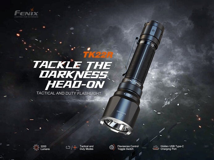 Fenix TK22R Rechargeable Tactical & Duty Flashlight Flashlight Fenix 