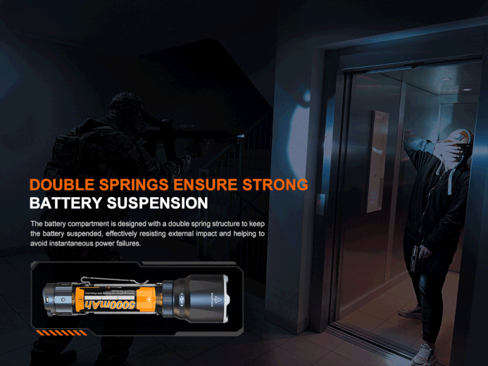 Fenix TK22R Rechargeable Tactical &amp; Duty Flashlight