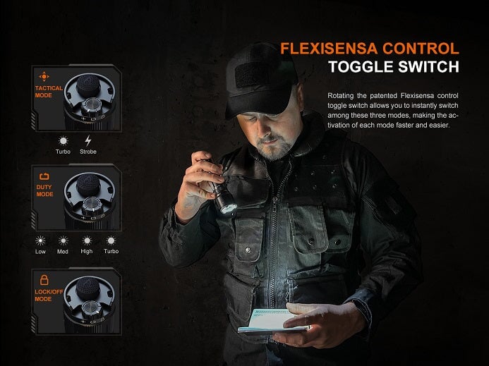 Fenix TK22R Rechargeable Tactical &amp; Duty Flashlight