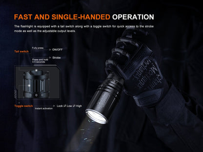 Fenix TK30R White Laser Tactical Flashlight